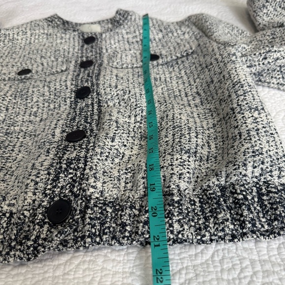 Joie Women's Tweed Bomber Jacket - Black and Gray - Picture 11 of 13